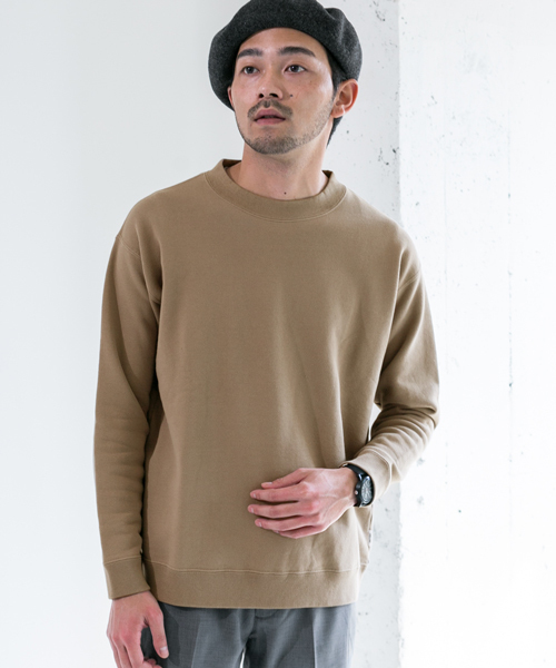 URBAN RESEARCH DOORS MENS(アーバンリサーチ ドアーズ メンズ)の「DOORS City Big Sweat(スウェット・メンズ・ベージュ/オートミール/ネイビー/コーラル・38/40)」の2枚目の写真