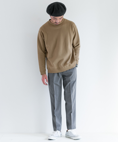 URBAN RESEARCH DOORS MENS(アーバンリサーチ ドアーズ メンズ)の「DOORS City Big Sweat(スウェット・メンズ・ベージュ/オートミール/ネイビー/コーラル・38/40)」の5枚目の写真