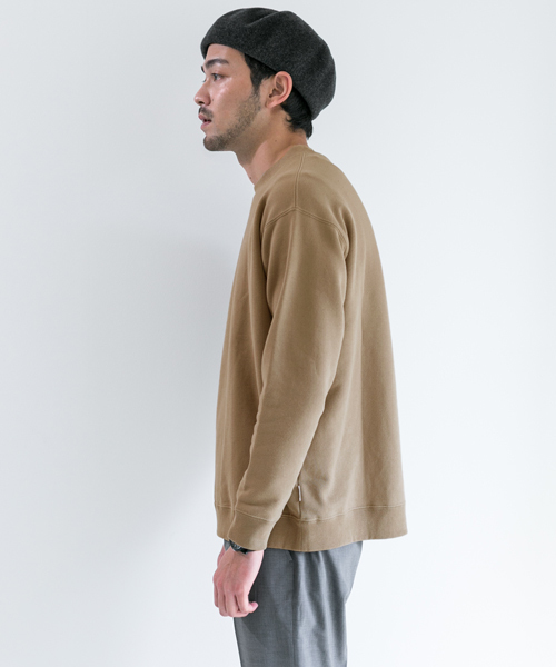 URBAN RESEARCH DOORS MENS(アーバンリサーチ ドアーズ メンズ)の「DOORS City Big Sweat(スウェット・メンズ・ベージュ/オートミール/ネイビー/コーラル・38/40)」の17枚目の写真