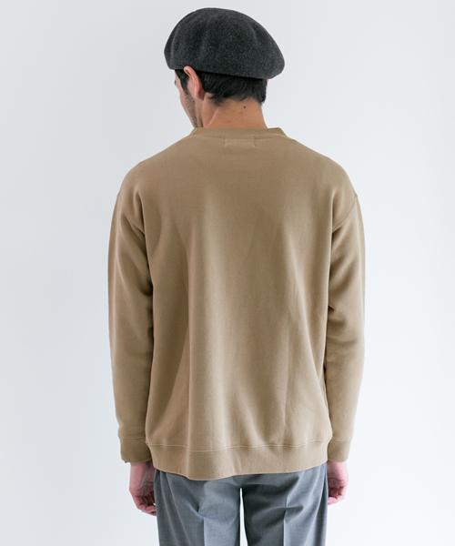 URBAN RESEARCH DOORS MENS(アーバンリサーチ ドアーズ メンズ)の「DOORS City Big Sweat(スウェット・メンズ・ベージュ/オートミール/ネイビー/コーラル・38/40)」の18枚目の写真