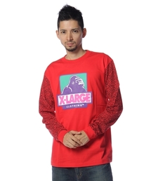 XLARGE | L/S TEE CRACKED SLEEVE(Tシャツ/カットソー)