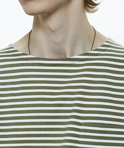 Saturdays NYC（サタデーズ ニューヨークシティ ）の「Collette Feeder Short Sleeve T-Shirt（Tシャツ/カットソー・メンズ・ブラック/オリーブ/ブルー・L/X-SMALL/M/X-LARGE/S）」の12枚目の写真