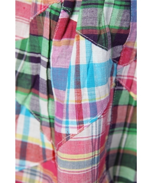 BEAMS BOY(ビームスボーイ)の「BEAMS BOY / 3角パッチワーク ショート(スカート・レディース・ピンク/ネイビー/パープル・ONE SIZE)」の8枚目の写真