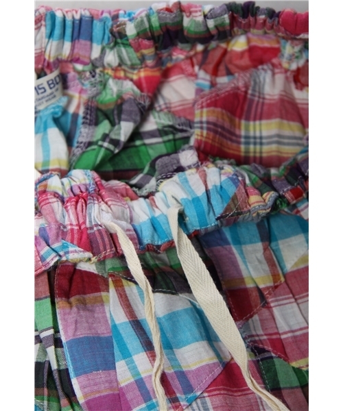 BEAMS BOY(ビームスボーイ)の「BEAMS BOY / 3角パッチワーク ショート(スカート・レディース・ピンク/ネイビー/パープル・ONE SIZE)」の9枚目の写真