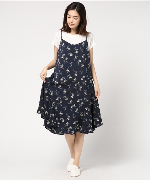 Honeys（ハニーズ）の「ワンピースアンサンブル（ワンピース・レディース・ブラック/カーキ/ブルー系その他/ブラック系その他・M/L）」の4枚目の写真