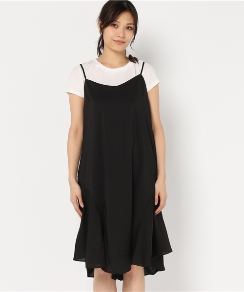 Honeys（ハニーズ）の「ワンピースアンサンブル（ワンピース・レディース・ブラック/カーキ/ブルー系その他/ブラック系その他・M/L）」の5枚目の写真