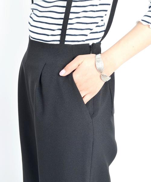 Khaju（カージュ）の「Khaju:リボンサスペンダー2WAYパンツ③◇（その他パンツ・レディース・ブラック/オレンジ系その他/ベージュ・ONE SIZE）」の8枚目の写真