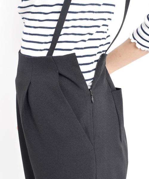 Khaju（カージュ）の「Khaju:リボンサスペンダー2WAYパンツ③◇（その他パンツ・レディース・ブラック/オレンジ系その他/ベージュ・ONE SIZE）」の9枚目の写真