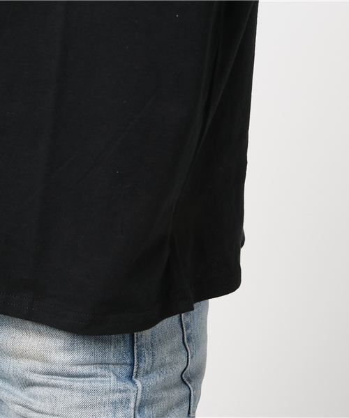 Denime(ドゥニーム)の「2WAYベーシックカットソー(Tシャツ/カットソー・レディース・ダークオレンジ/カーキ/ブラック/レッド/ホワイト/ライトパープル・FREE)」の12枚目の写真