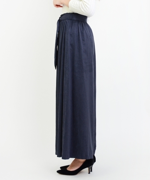 le.coeur blanc（ルクールブラン）の「クチュールスエードワイドパンツ（その他パンツ・レディース・レンガ/キャメル/ネイビー・MEDIUM）」の15枚目の写真