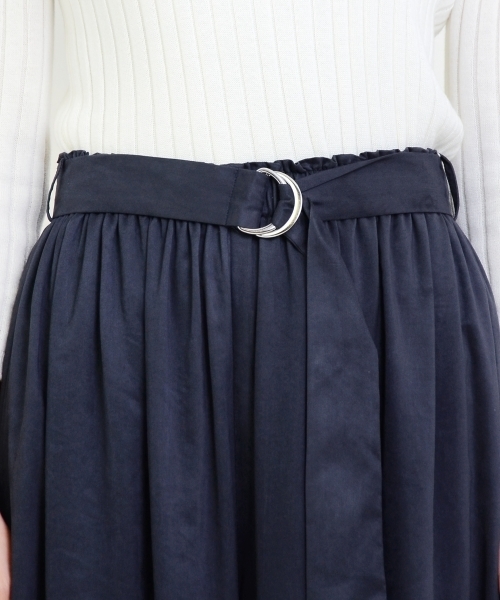 le.coeur blanc（ルクールブラン）の「クチュールスエードワイドパンツ（その他パンツ・レディース・レンガ/キャメル/ネイビー・MEDIUM）」の17枚目の写真