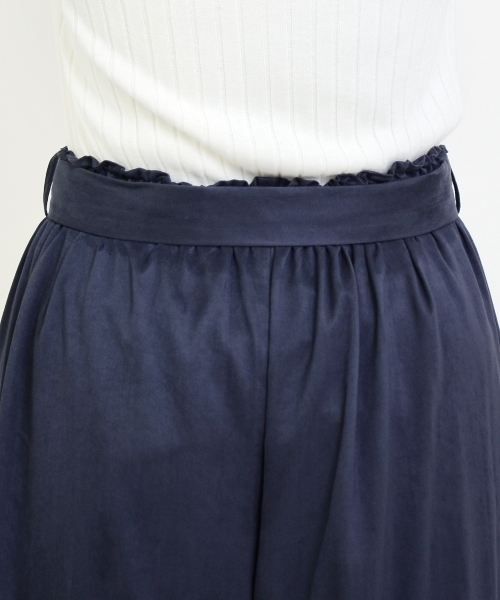 le.coeur blanc（ルクールブラン）の「クチュールスエードワイドパンツ（その他パンツ・レディース・レンガ/キャメル/ネイビー・MEDIUM）」の18枚目の写真