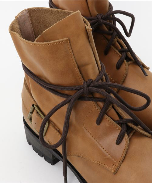 Jeffrey Campbell（ジェフリーキャンベル）の「[Men's]レースアップショートブーツ（ブーツ・メンズ・ブラウン・40/41）」の2枚目の写真