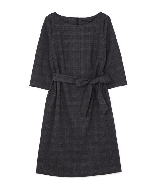 22 OCTOBRE(ヴァンドゥ-オクトーブル)の「グレンチェックポンチワンピース(ワンピース・レディース・グレー/ブルー・38/40)」の11枚目の写真