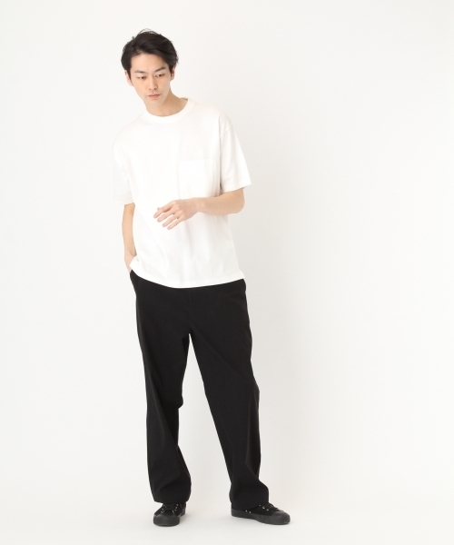 niko and...（ニコアンド）の「アディコットビッグTシャツ【niko and ...】（Tシャツ/カットソー・メンズ・ブラック/グリーン/パープル/ホワイト・LARGE/MEDIUM）」の9枚目の写真