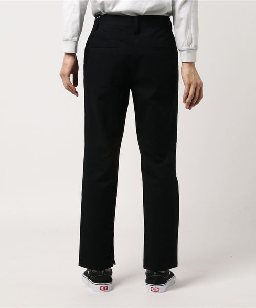 STUDIOUS（ステュディオス）の「【THEE】ニットスリットパンツ/TW-PT-01（その他パンツ・メンズ・ブラック・1/2）」の2枚目の写真