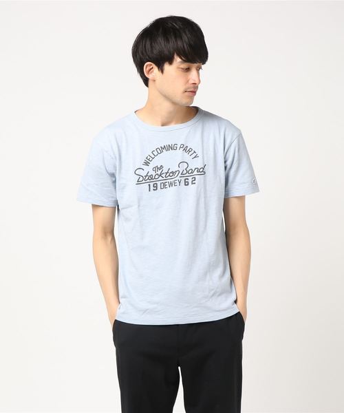 Champion(チャンピオン)の「【Champion/チャンピオン】メンズ ロチェスター Tシャツ(Tシャツ/カットソー・メンズ・オフホワイト/イエロー系その他3/ネイビー/グレー/グレイッシュブルー・MEDIUM/LARGE)」の4枚目の写真