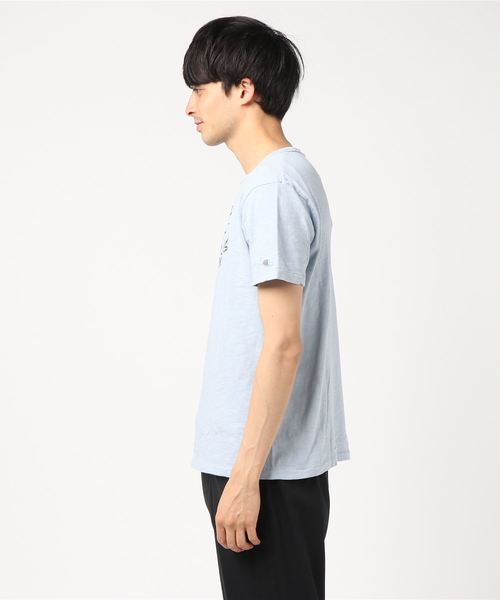 Champion(チャンピオン)の「【Champion/チャンピオン】メンズ ロチェスター Tシャツ(Tシャツ/カットソー・メンズ・オフホワイト/イエロー系その他3/ネイビー/グレー/グレイッシュブルー・MEDIUM/LARGE)」の6枚目の写真