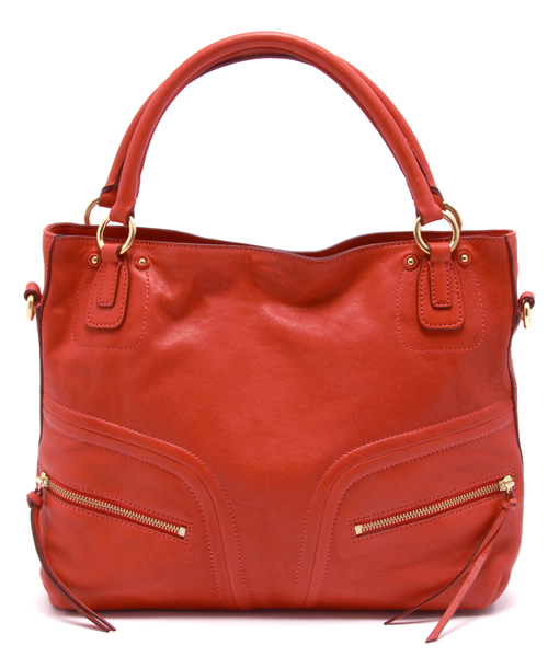 SAZABY(サザビー)の「レザ-バッグスLSE12888(トートバッグ・レディース・モカ/グリーン系その他/オレンジ/ネイビー/エンジ/ブルー系その他/レッド/ライトグレー/ブルー/ブラック/プラム/ミント/ピンク・FREE)」の12枚目の写真