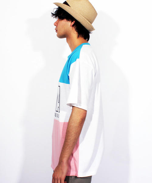 ８(eight)（エイト）の「USA ロゴ ビッグTシャツ（Tシャツ/カットソー・メンズ・レッド/ブルー/グリーン・MEDIUM/LARGE）」の17枚目の写真