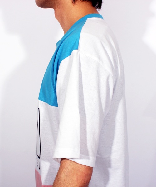 ８(eight)（エイト）の「USA ロゴ ビッグTシャツ（Tシャツ/カットソー・メンズ・レッド/ブルー/グリーン・MEDIUM/LARGE）」の18枚目の写真