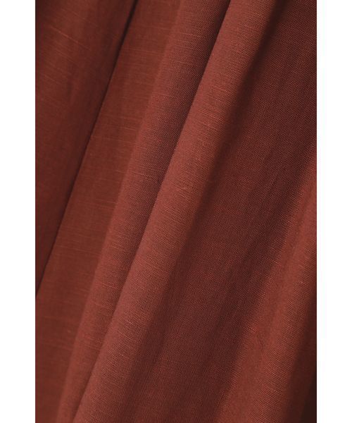 N.(N. Natural Beauty Basic)(エヌエヌナチュラルビューティーベーシック)の「麻マキシスカート(スカート・レディース・ブラウン/イエロー/ブラック・MEDIUM)」の21枚目の写真