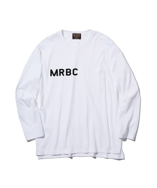 MR.OLIVE（ミスターオリーブ）の「< 直営店限定 > M.R.B.C EMBLEM / BIG SILHOUETTE POCKET LONGSLEEVE T-SHIRT（Tシャツ/カットソー・メンズ・オフホワイト/ブラック/グレー・SMALL/MEDIUM/LARGE/X-LARGE）」の4枚目の写真