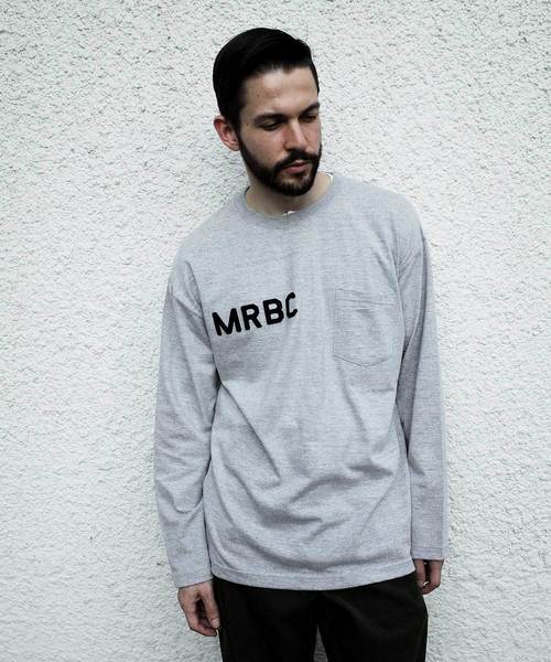MR.OLIVE（ミスターオリーブ）の「< 直営店限定 > M.R.B.C EMBLEM / BIG SILHOUETTE POCKET LONGSLEEVE T-SHIRT（Tシャツ/カットソー・メンズ・オフホワイト/ブラック/グレー・SMALL/MEDIUM/LARGE/X-LARGE）」の17枚目の写真