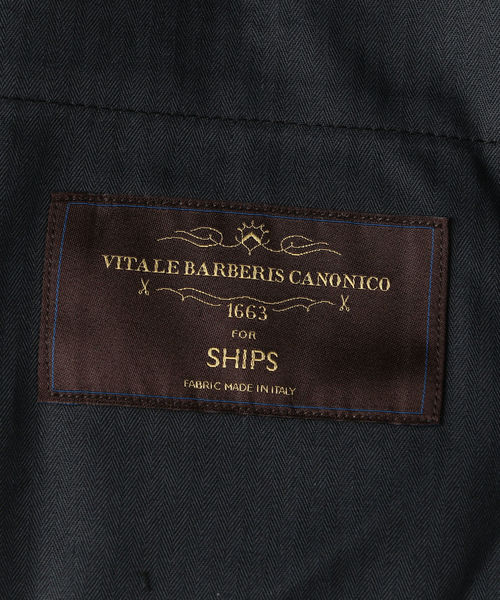 SHIPS(シップス)の「SD: 【CANONICO】ライト サキソニー ソリッドノープリーツ パンツ(ライトグレー)(その他パンツ・メンズ・グレー系その他・44/46/48)」の4枚目の写真