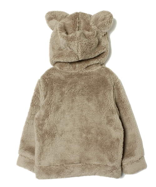こども ビームス(コドモビームス)の「□TALC / mimi ボア フリース ブルゾン (2y~8y)(ブルゾン・キッズ・グレー/ベージュ・2Y/4Y/6Y/8Y)」の3枚目の写真