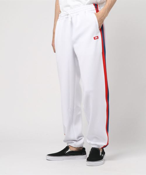 FTC(エフティーシー)の「STRIPE RIB JERSEY PANT(その他パンツ・メンズ・ブラック/ネイビー/ホワイト・MEDIUM/LARGE/SMALL/X-LARGE)」の2枚目の写真