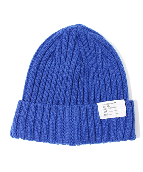 BEAUTY&YOUTH UNITED ARROWS（ビューティーアンドユースユナイテッドアローズ）の「＜RACAL＞ 2×2 RIB ワッチCAP/ニット帽（ニットキャップ/ビーニー・メンズ・ブラック/グレー/ベージュ/ワインレッド/オレンジ/ダークグリーン/コバルトブルー/ネイビー・ONESIZE）」の7枚目の写真