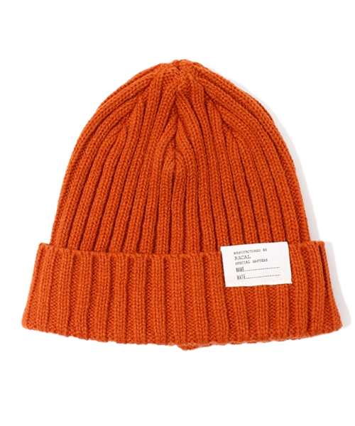 BEAUTY&YOUTH UNITED ARROWS（ビューティーアンドユースユナイテッドアローズ）の「＜RACAL＞ 2×2 RIB ワッチCAP/ニット帽（ニットキャップ/ビーニー・メンズ・ブラック/グレー/ベージュ/ワインレッド/オレンジ/ダークグリーン/コバルトブルー/ネイビー・ONESIZE）」の8枚目の写真