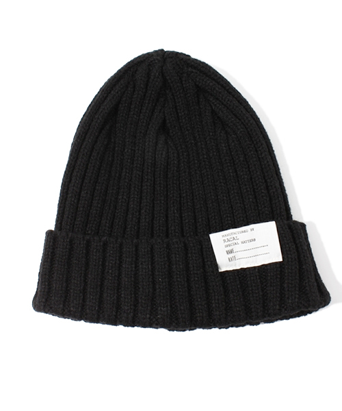BEAUTY&YOUTH UNITED ARROWS（ビューティーアンドユースユナイテッドアローズ）の「＜RACAL＞ 2×2 RIB ワッチCAP/ニット帽（ニットキャップ/ビーニー・メンズ・ブラック/グレー/ベージュ/ワインレッド/オレンジ/ダークグリーン/コバルトブルー/ネイビー・ONESIZE）」の2枚目の写真