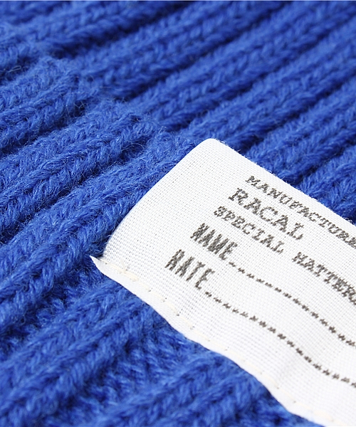 BEAUTY&YOUTH UNITED ARROWS（ビューティーアンドユースユナイテッドアローズ）の「＜RACAL＞ 2×2 RIB ワッチCAP/ニット帽（ニットキャップ/ビーニー・メンズ・ブラック/グレー/ベージュ/ワインレッド/オレンジ/ダークグリーン/コバルトブルー/ネイビー・ONESIZE）」の10枚目の写真