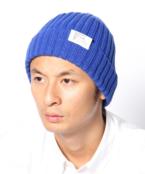BEAUTY&YOUTH UNITED ARROWS（ビューティーアンドユースユナイテッドアローズ）の「＜RACAL＞ 2×2 RIB ワッチCAP/ニット帽（ニットキャップ/ビーニー・メンズ・ブラック/グレー/ベージュ/ワインレッド/オレンジ/ダークグリーン/コバルトブルー/ネイビー・ONESIZE）」の12枚目の写真