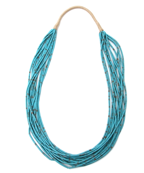 BEAMS BOY(ビームスボーイ)の「ELPASO SADDLE BLANKET / ターコイズ ビース ネックレス(ネックレス・レディース・ライトブルー・ONE SIZE)」の1枚目の写真