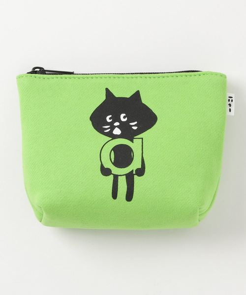 にゃー（ニャー）の「(L)アルファベットにゃーポーチ（ポーチ）」 - WEAR