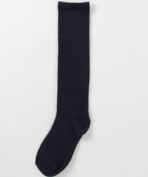 VIBGYOR Women（ヴィブジョー　ウィメン）の「VIBGYOR Select/レディース 綿混 無地 ハイソックス  (TK)（ソックス/靴下・レディース・ブラック/グレー/ネイビー・FREE）」の3枚目の写真