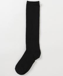 VIBGYOR Select/レディース 綿混 無地 ハイソックス  (TK)