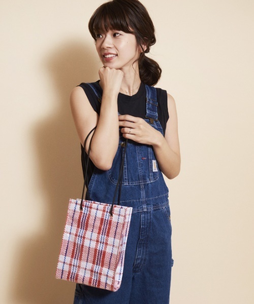 CONTROL FREAK(コントロールフリーク)の「レイヤードシートトートバッグ(トートバッグ・レディース・その他/レッド/シルバー・FREE)」の1枚目の写真