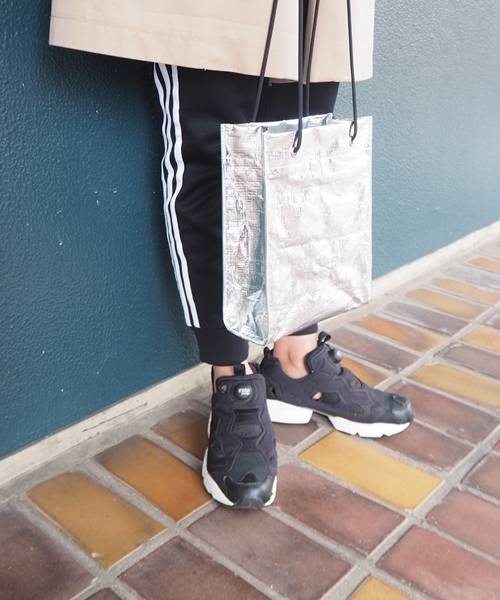 CONTROL FREAK(コントロールフリーク)の「レイヤードシートトートバッグ(トートバッグ・レディース・その他/レッド/シルバー・FREE)」の2枚目の写真