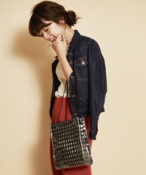 CONTROL FREAK(コントロールフリーク)の「レイヤードシートトートバッグ(トートバッグ・レディース・その他/レッド/シルバー・FREE)」の3枚目の写真