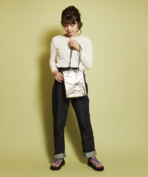 CONTROL FREAK(コントロールフリーク)の「レイヤードシートトートバッグ(トートバッグ・レディース・その他/レッド/シルバー・FREE)」の8枚目の写真