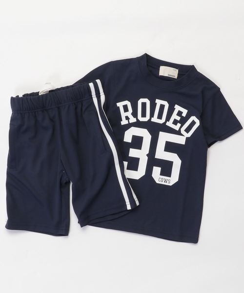 THE CASUAL(カジュアル)の「吸汗ワッフルアメカジプリント半袖セットアップ キッズ(Tシャツ/カットソー・キッズ・レッド/ブルー系その他/ブラック/ネイビー/チャコールグレー/ブラック系その他/グリーン/ロイヤルブルー・140cm/130cm/110cm/120cm/150cm/160cm)」の12枚目の写真