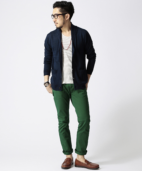 BEAMS（ビームス）の「○BEAMS / ガーメントダイ ストレッチ 5ポケットパンツ（チノパンツ・メンズ・イエロー系その他/グリーン/ブルー・LARGE/SMALL/MEDIUM）」の16枚目の写真