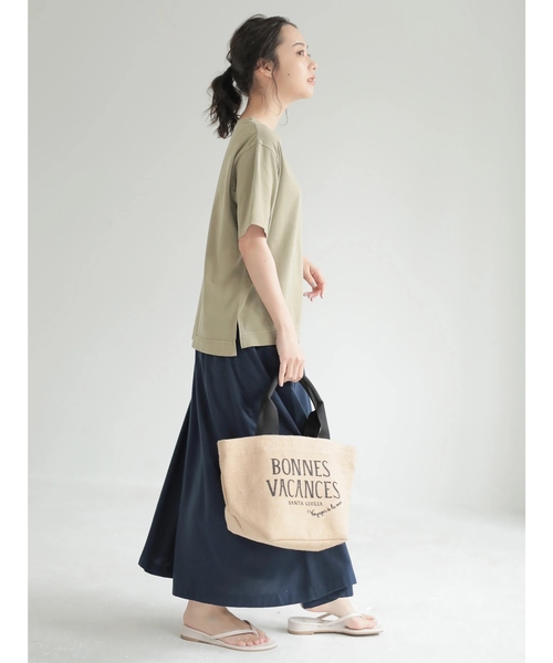 CRAFT STANDARD BOUTIQUE（クラフトスタンダードブティック）の「タックロングスカート○（スカート・レディース・グリーン/ネイビー/チャコールグレー/ブルー・M/L）」の13枚目の写真