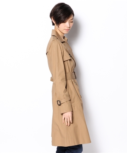 allureville（アルアバイル）の「高密度ツイルトレンチコート（トレンチコート・レディース・ネイビー/キャメル/レッド・2/1）」の10枚目の写真