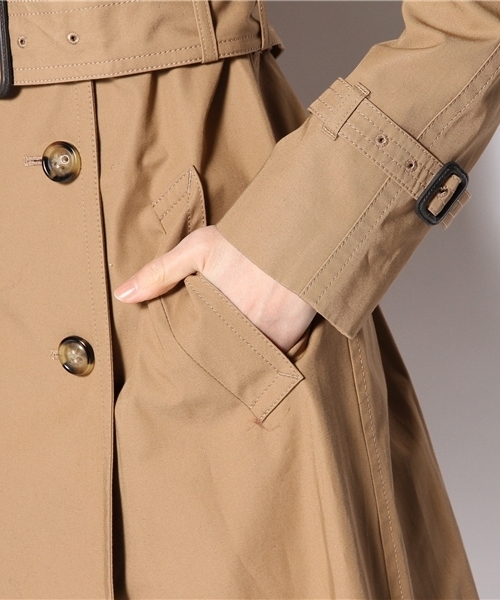 allureville（アルアバイル）の「高密度ツイルトレンチコート（トレンチコート・レディース・ネイビー/キャメル/レッド・2/1）」の15枚目の写真