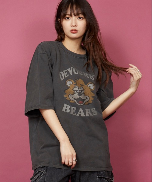 【新品未使用】ちゃんみな ヴィンテージ風デザインTシャツ 黒 Lサイズ ちゃんみな 2025 ビンテージ風Tシャツ Lサイズ アイドル